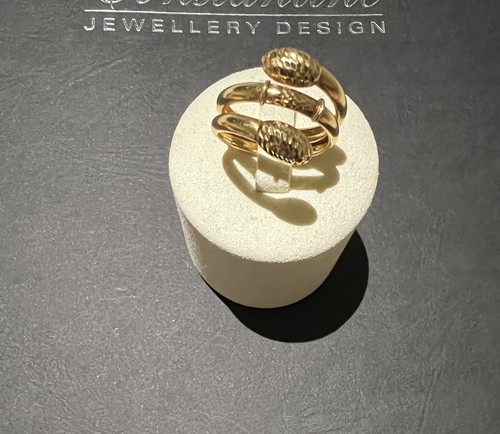 Genuine solid 18k yellow gold - solid,