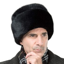 Faux Mink Fur Cossack Hat