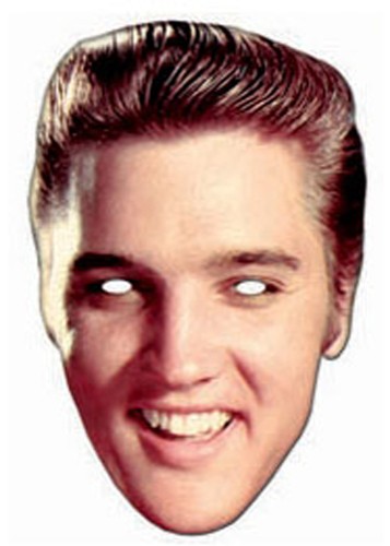 Elvis presley card face - card, mask