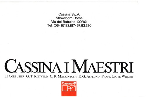 Cassina maestri vintage - maestri,