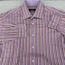 Bugatchi Shirt Mens XL Uomo