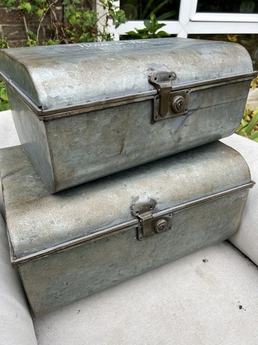 Vintage set galvanised grey - set,