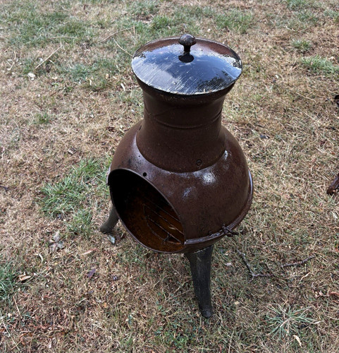 Pieces 1 metal chiminea - 2,