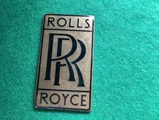 Brass Rolls Royce Badge 30mm By 55mm