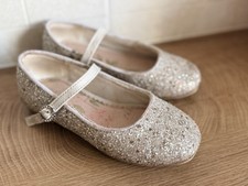 Next ivory glitter flower girl