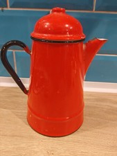  Vintage Polish Red Enamel