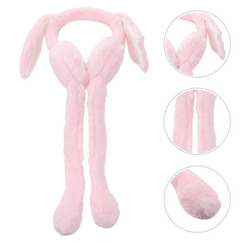 Women pink acrylic - pink, muff