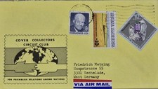 Stamp Addressed Airmail Envelope From United States