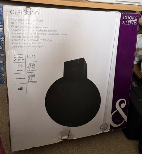 Extractor kitchen fan black - extractor,