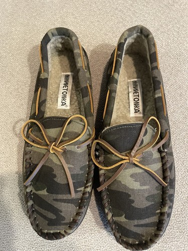 Minnetonka camo slipper pile - camo,