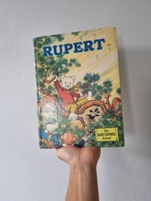 Rare Vintage Rupert Bear Hardcover Daily Express Annual 1973 Kids Book