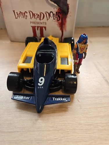 Vintage race car figure - vintage,