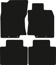 Fits Nissan X-Trail 2014 onwards Tailored Black Carpet Car Mats 4pcs Floor Set