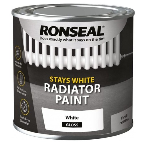 Ronseal stays white radiator - ronseal,
