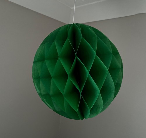 Honeycomb paper ball colourful - paper,