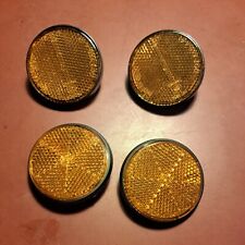Motorcycle Side Reflectors 60mm Amber/Orange mixed 2 pairs 2 and 6 segment