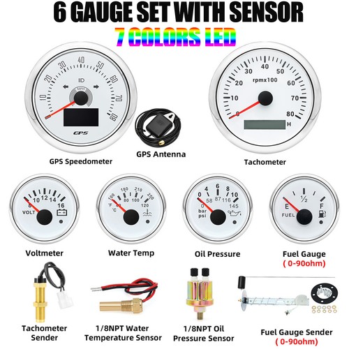 Gauge set 85mm gps - 6,