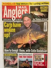 ANGLERS MAIL - 19 MARCH 2019 - CARP HAVE WOKEN UP - HELICOPTER RIG - TENCH