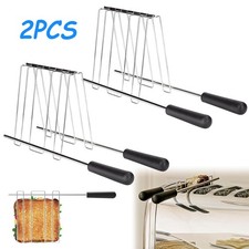 2 Pack Toasting  Sandwich Cages Kit For Dualit Classic 2 3 4 & 6 Slice Toasters