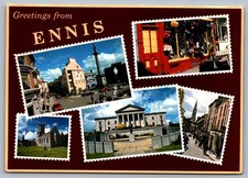 Postcard 1990s Ennis, Co