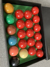 Super Crystalate Snooker Balls