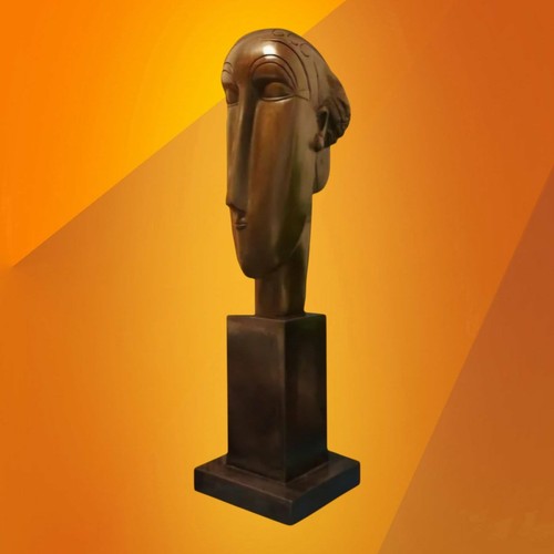 Art deco tete femme - tete,