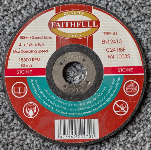Stone cutting disc - stone,