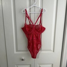 Pink Lace Underwire Teddy One