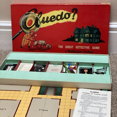 Cluedo 1949 board game - board, vintage