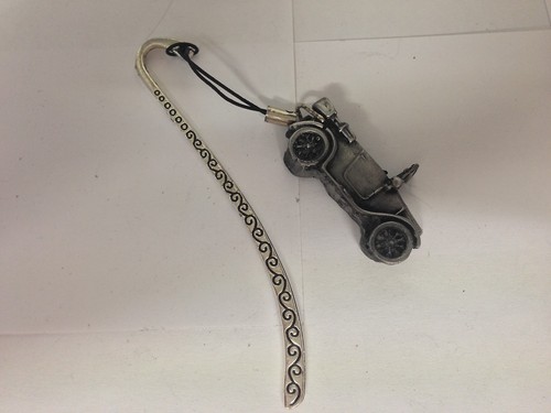 Pattern bookmark with cord