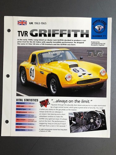1963 1965 tvr griffith imp - griffith,
