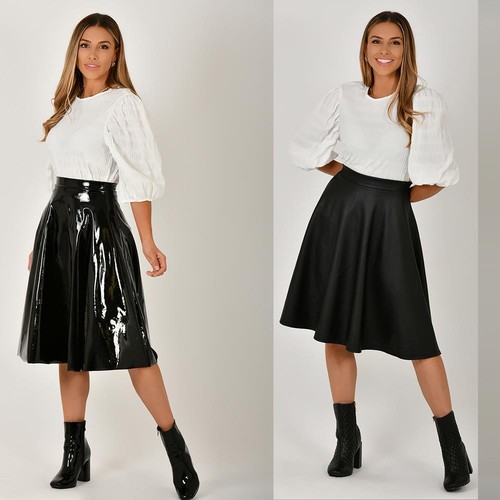 Womens ladies pvc leather - pvc,