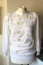 Vintage ,afibel,white,gold