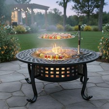 Large Outdoor Fire Pit Table