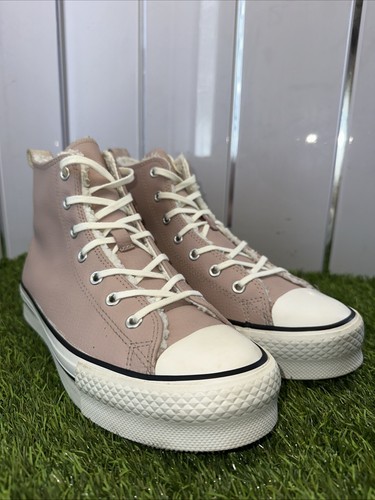 Ladies converse pink leather - converse,