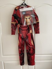Tu Marvel Ironman Padded Costume With Mask Age 9-10 134-140cm