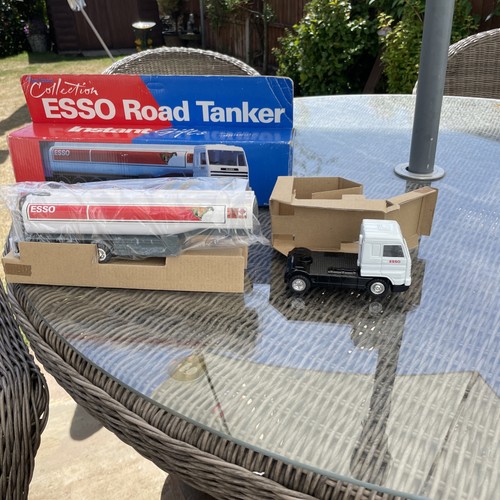 Vintage esso road tanker - road,
