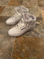 White Reebok Classics High Top