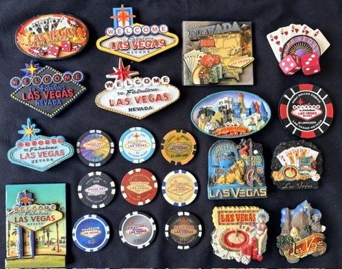 Souvenir fridge magnet las - fridge,
