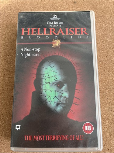 Hellraiser bloodline vhs - bloodline, video