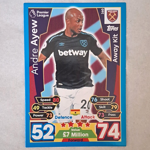 Topps match attax 2017 - match,