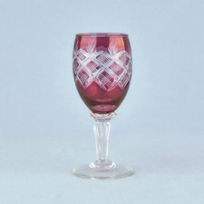 Vintage Antique Cranberry Cut