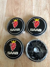 4x SAAB Alloy Wheel Hub Centre