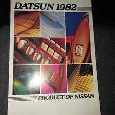DATSUN 1982 Sales Brochure from Product of Nissan
