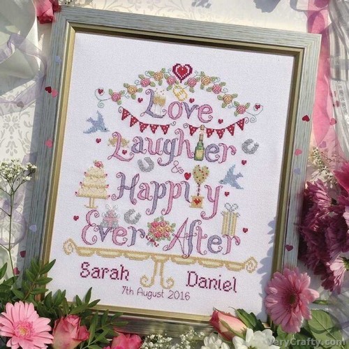 Nia cross stitch love - cross,