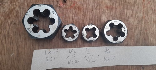 Whitworth thread die nuts - whitworth,