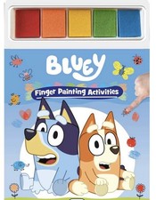Bluey Finger Painting Book