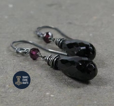 Faceted Teardrop Earrings