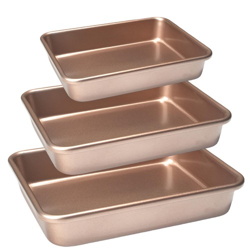 Set gold rectangular - 3,