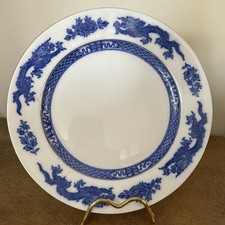 Vintage Cauldon , Blue Chinese Dragon Pattern Dinner Plate, 26cm